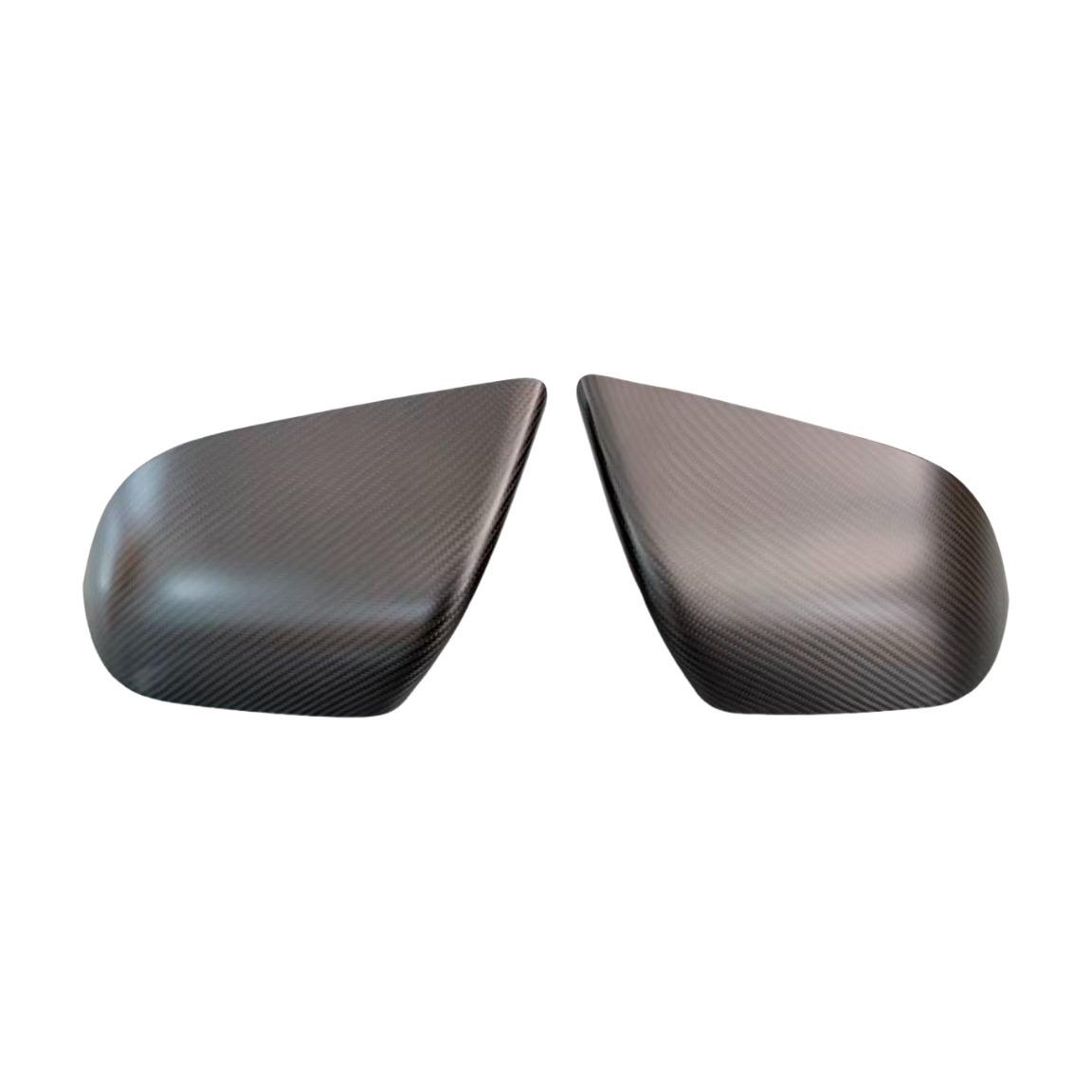 

Tesla Carbon Fiber Rearview Mirror Protector Sticker Matte Diagonal Pattern