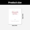 100PCS Stylish Rectangular Sticker Seal Sticker Gift Wrapping Labels Thank You Sticker for Various Festival Event