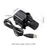 DECDEAL USB Brushless Water Pump with Strainer Ultra quiet DC12V Micro Brushless Water Oil Pump Waterproof Submersible