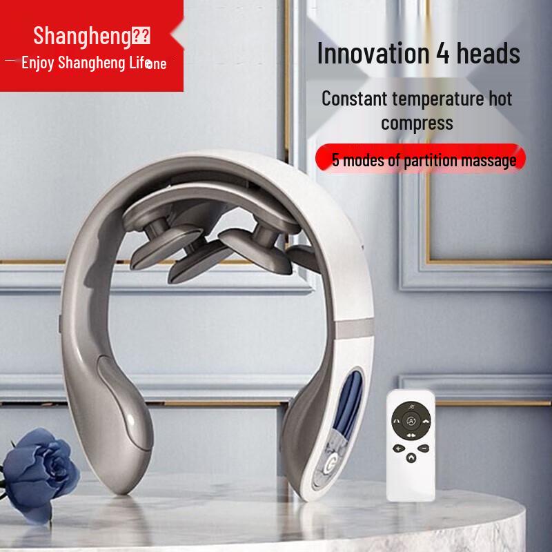Shangheng Smart Neck Massager with Heat & Pulse Therapy