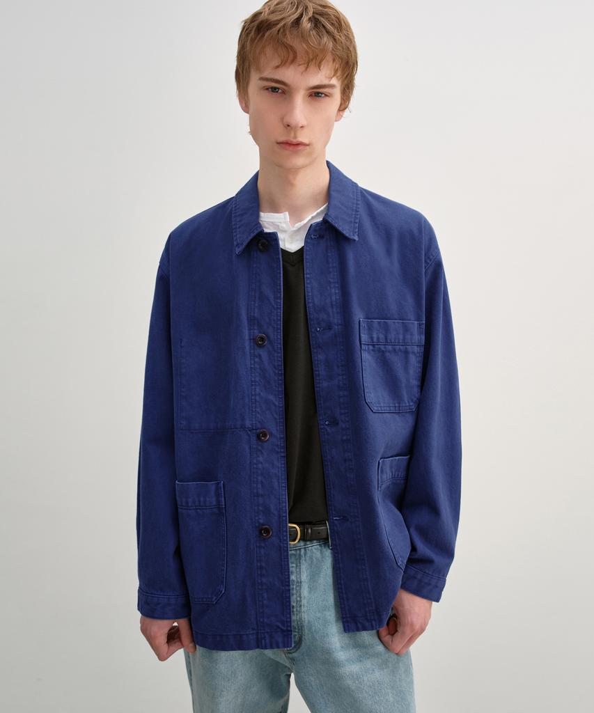 INSILENCE French Work Jacket French Blue