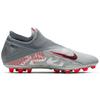 Nike Phantom Vision 2 Academy DF AG Soccer Shoes Unisex Footwear Gray Red CD4155-906
