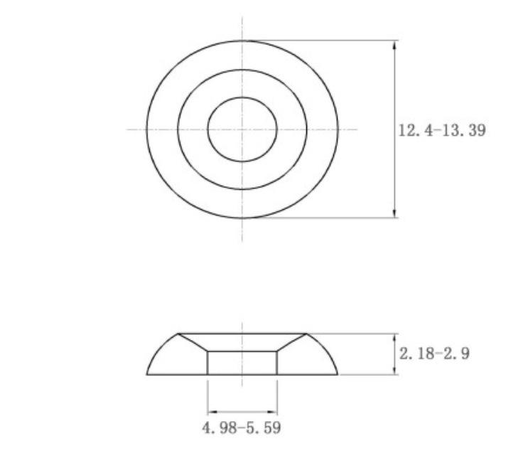 304 Stainless Steel Concave-Convex Fish Eye Decorative Gasket Washer 6# 8# 10# 12#