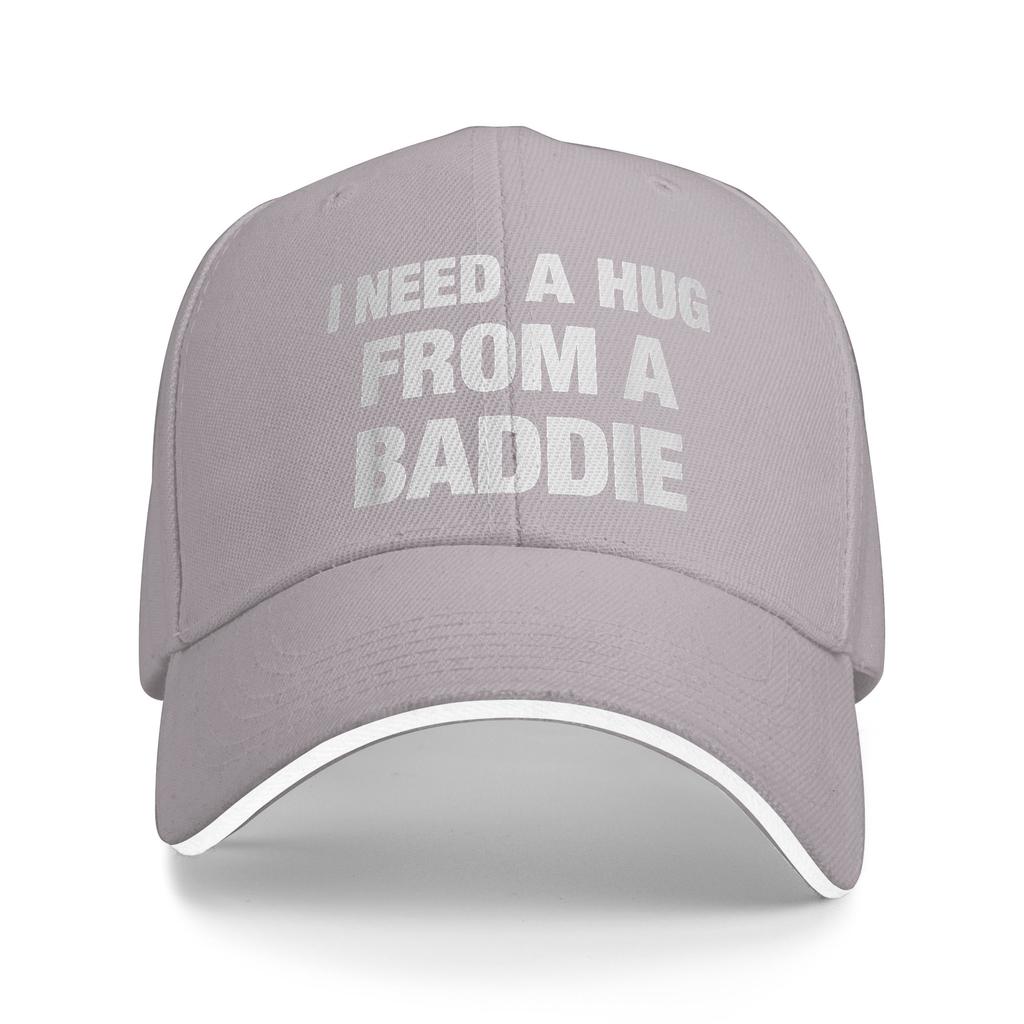 Summer I Need A Hug from A Baddie Funny Saying Quote Baseball Cap  Hunting Camping Y2k Retro Custom Logo Sun Hip Hop Hats