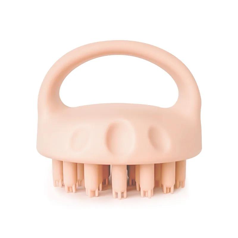 Hair Scalp Massager Shampoo Brush Soft Silicone Hair Washing Brush Comb Body Massage Shampoo Brush Clean Scalp Spa Massage Comb