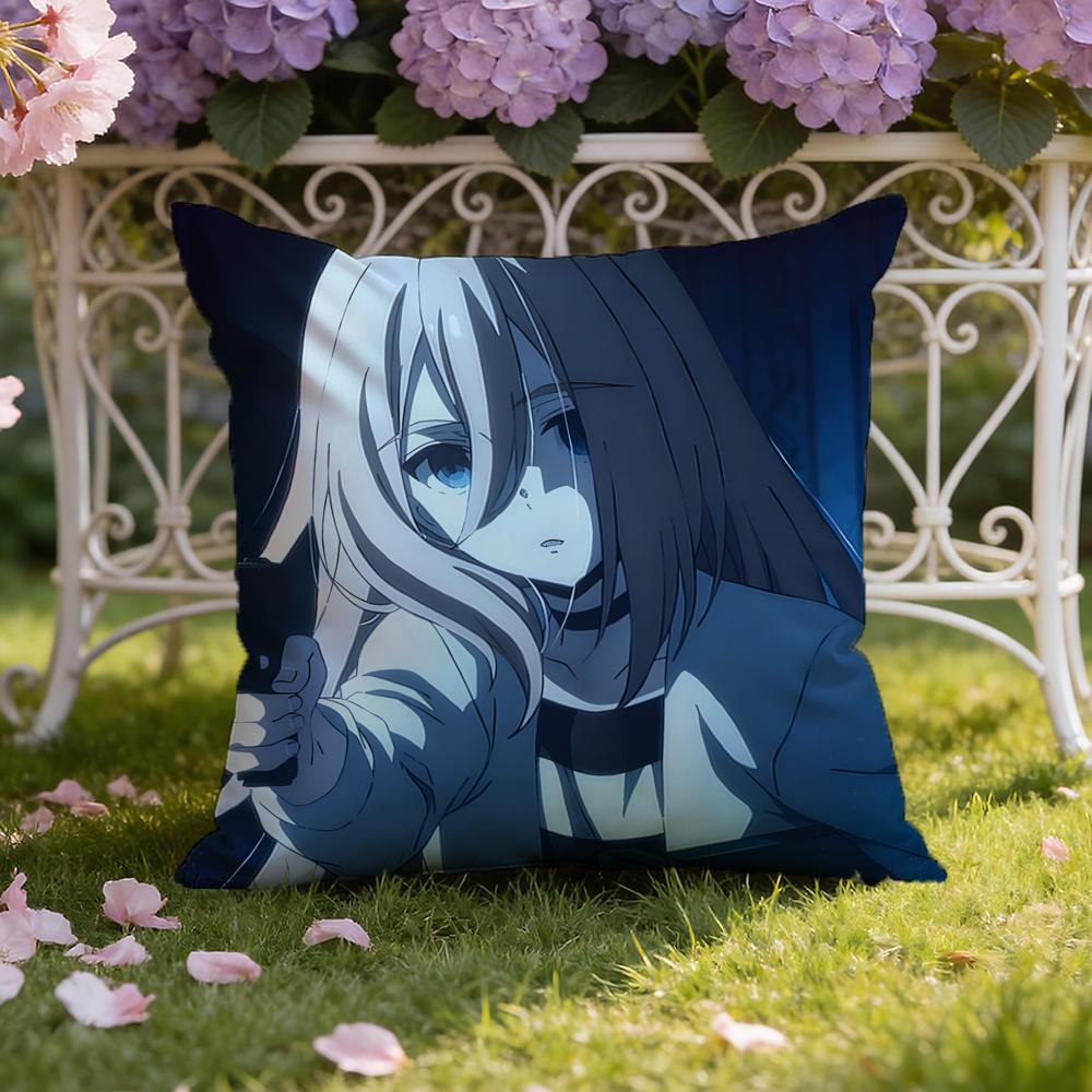 Anime A-Angels of D-Death Cushion Cover Home & Car Dual-Scene Pillow Cover: Reversible for Premium Comfort