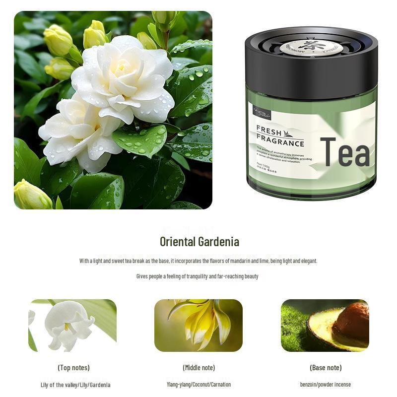 

Автомобильный освежитель воздуха Zen Tea Scent 2024: Стойкий, Высококлассный Аромат Твердый Бальзам для Салона Автомобиля