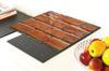 GLAS-SCHNEIDEBRETT 40x30 ZIEGEL
