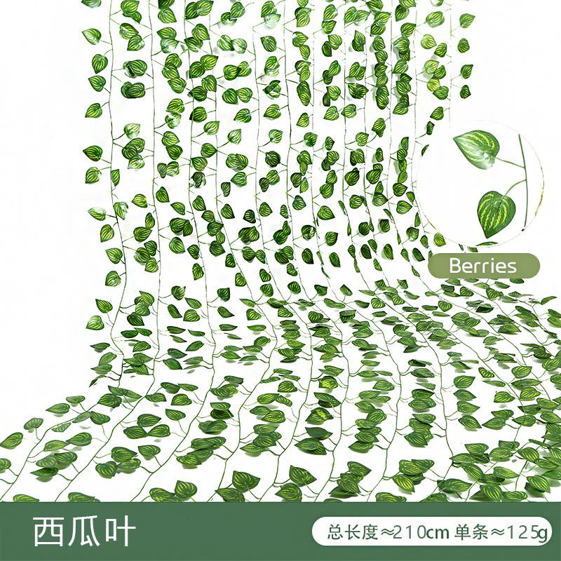 Simulation Grape Leaf Vine Vine Decoration Green Leaf Vine, Simulation Plant Leaf Vine Ceiling Green Plant Creeper