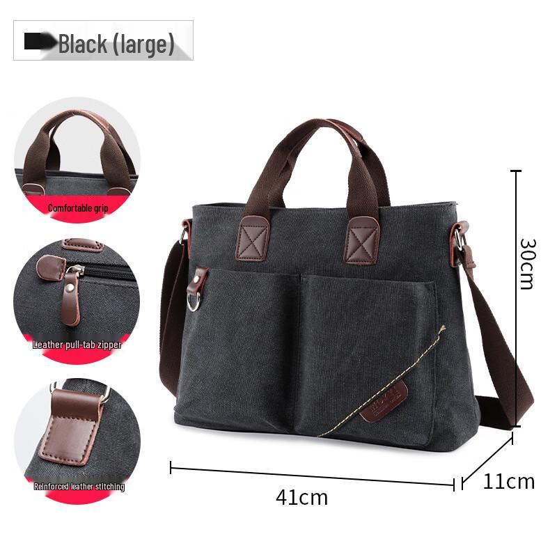 

Men s Versatile Canvas Handbag Backpack