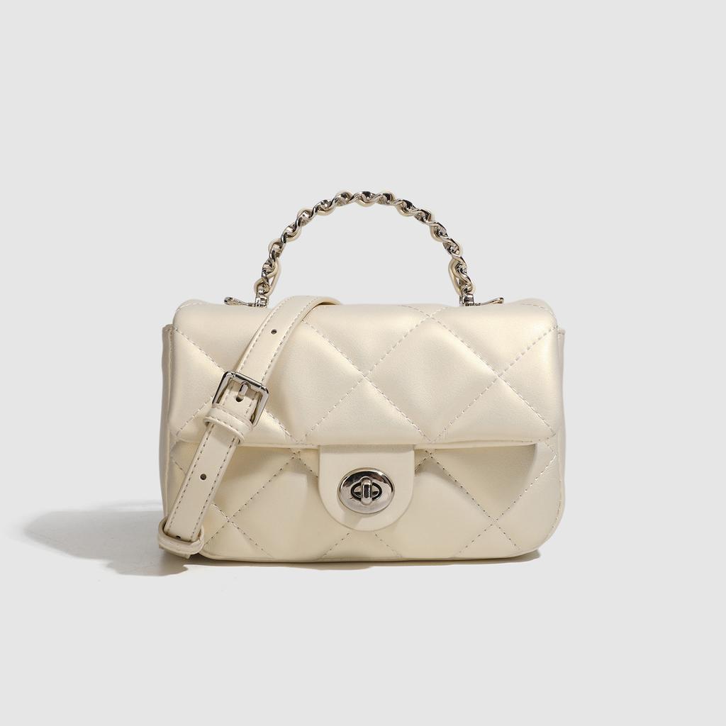 High-Value Small Bag Women'S Summer Trendy Fashion Women'S Shoulder Bag Foreign-Style Texture Diamond Messenger Bag