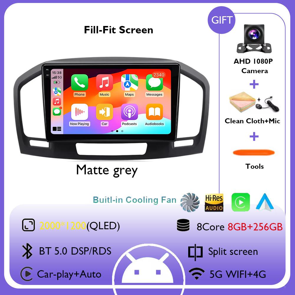 9Inch Car Radio For Buick Regal Opel Insignia 2009 - 2013 Stereo Multimedia Video Player Wireless CarPlay Android Auto 4G+WiFi