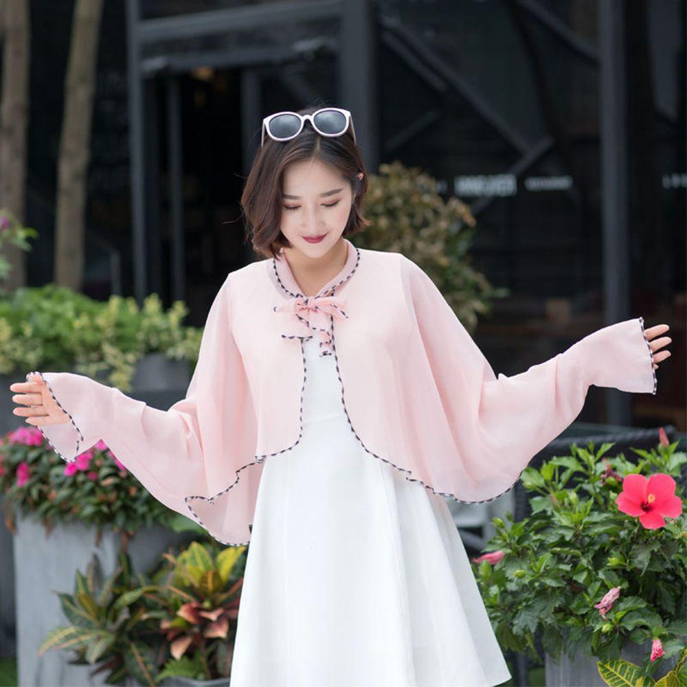 

Beach Chiffon Outdoor Women Shawl Sleeve Sunscreen Arm Shade Cloak