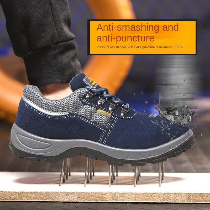 Pantofi de protecție a muncii Protecție împotriva atacurilor și siguranță anti-înjunghiere Pantofi de lucru de protecție, rezistenți la uzură, ușoare, anti-alunecare, respirabili