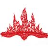 Carnivals Adult Teens Halloween Hairband Cosplay Lace Flame Shape Hair Decors