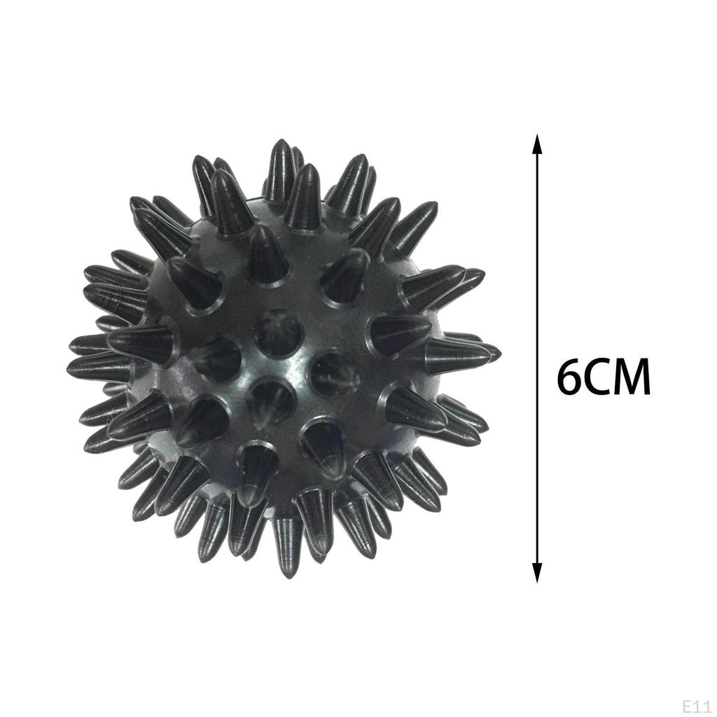 Compact Massage Ball for Foot Relief, 6cm Diameter Spiked Roller Muscles
