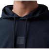 C.P. Company Stretch Fleece Logo Hooded Sweatshirt Men Sweatshirts Blue 15CLSS366A006452W888