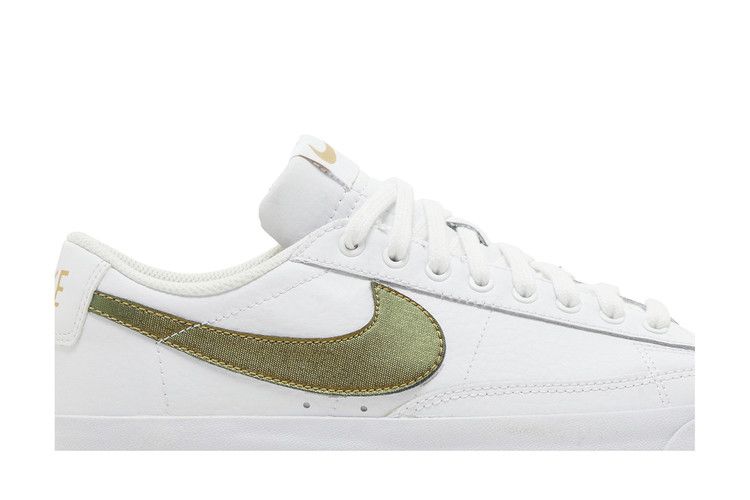 Men's Sneakers Nike Blazer Low Premium White Fir White Fir Metallic Gold