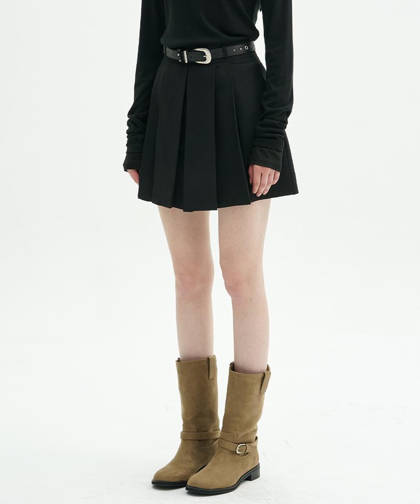Micene Elya Pleated Mini Skirt