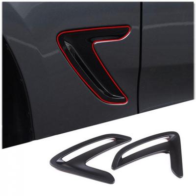 Matt Black Side Fender Air Vent Cover Trim For BMW 3 Series GT F30 2012-18
