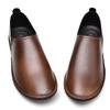 Genuine Leather Mens Loafers Fashion Mens Slip-on Footwear Hand-stitching Outdoor Flats Soft Moccasins Comfy Men's Casual Shoes