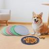 Non-Slip Dog Slow Feeding Mat Dog Lick Mat Dog Bathing Distraction Silicone Dog Sucker Food Training Dog Feeder Supplies