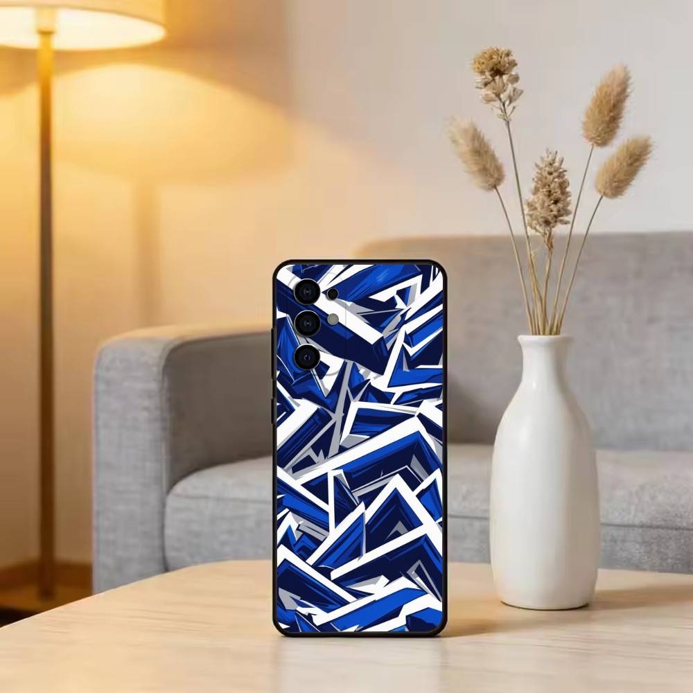 

Geometric figure Phone Case Black Silicone Soft For Samsung S25,S24,S21,S22,S23,S30,Ultra,S20,Plus,Fe,Lite Samsung S235G