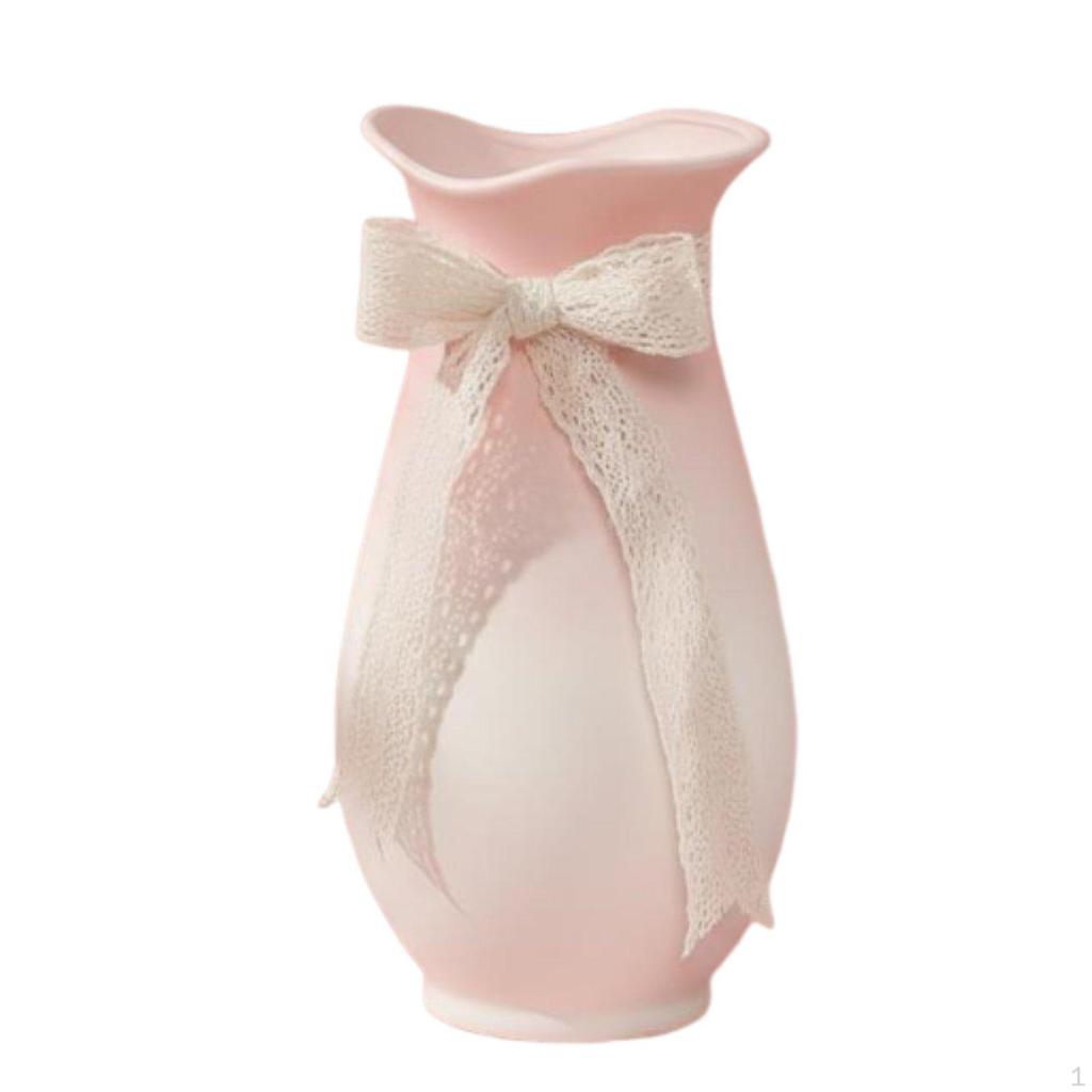 Ceramic Flower Vase, Nordic Gradient Coral, Modern Home Decor, Entryway Countertop, Living Room