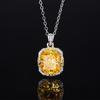 Jewelry High Carbon Diamond Ice Flower Cut Copper Inlaid Retro Light Luxury Suit Female Host 10 * 12