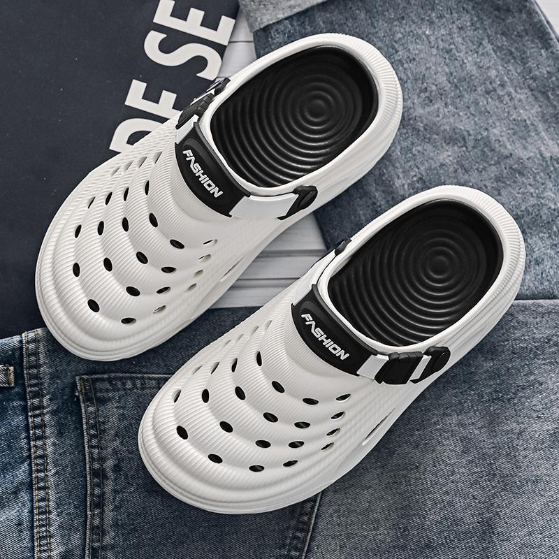 2024 Summer Men's Sandals New Home Garden Shoes Comfortable and Lightweight Men Slippers Non-Slip Soft Bottom Flip Flop Sandals