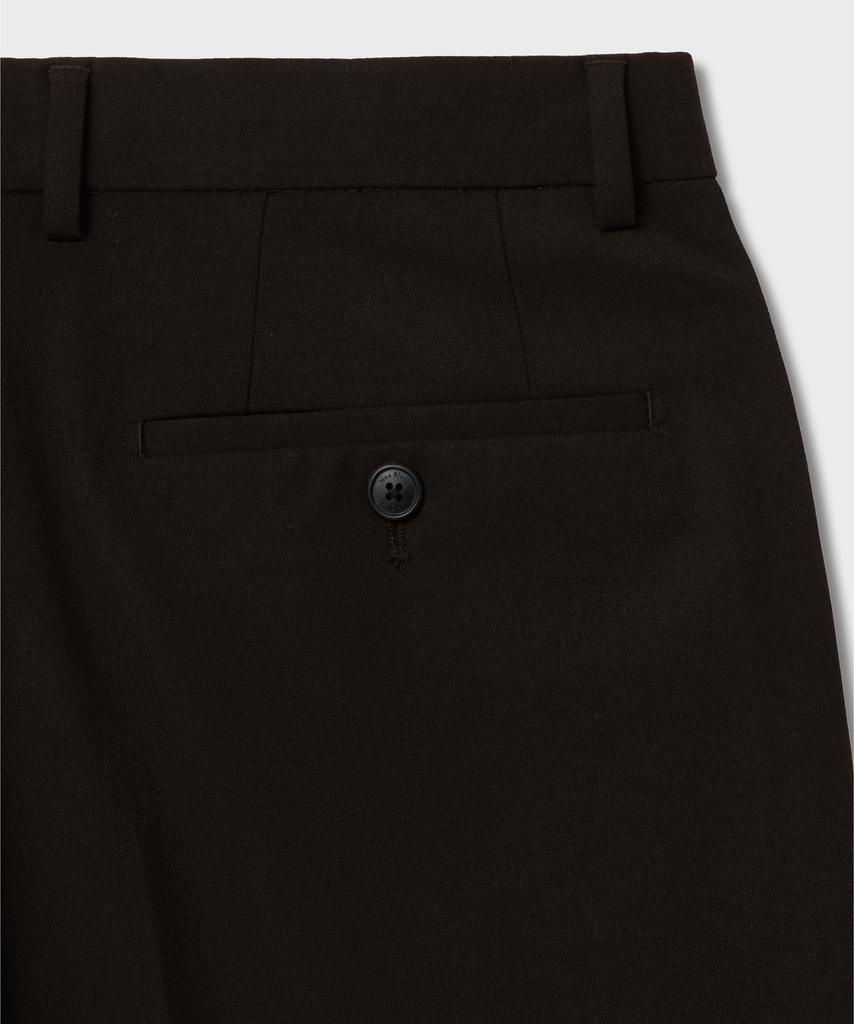 NONBLANK [Hyun Kim] Semi-Wide Fit Slacks_Dark Brown