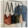 Yogodlns bolsa de ombro vintage para mulheres bolsa balde de couro pu estilo luxuoso bolsa crossbody bolsa carteiro feminina bolsa tote de compras