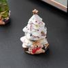 1pc Christmas Tree Candle Holder Festive Decor Painted Ornament Aromatherapy Cup Scented Container for Holiday Atmosphere