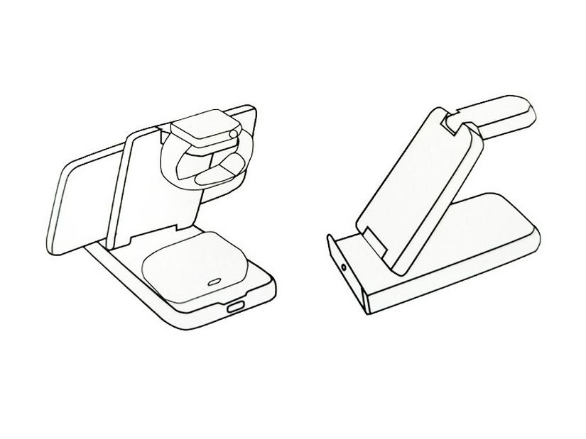 New 15W 3-in-1 Stackable Wireless Charger with QC Fast Charging