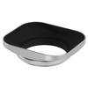 Haoge LH-S46T 46mm Square Metal Screw-in Lens Hood with Shade Design Cap for Canon, Nikon, Sony, Leica, Zeiss, Voigtlander, and Fujifilm