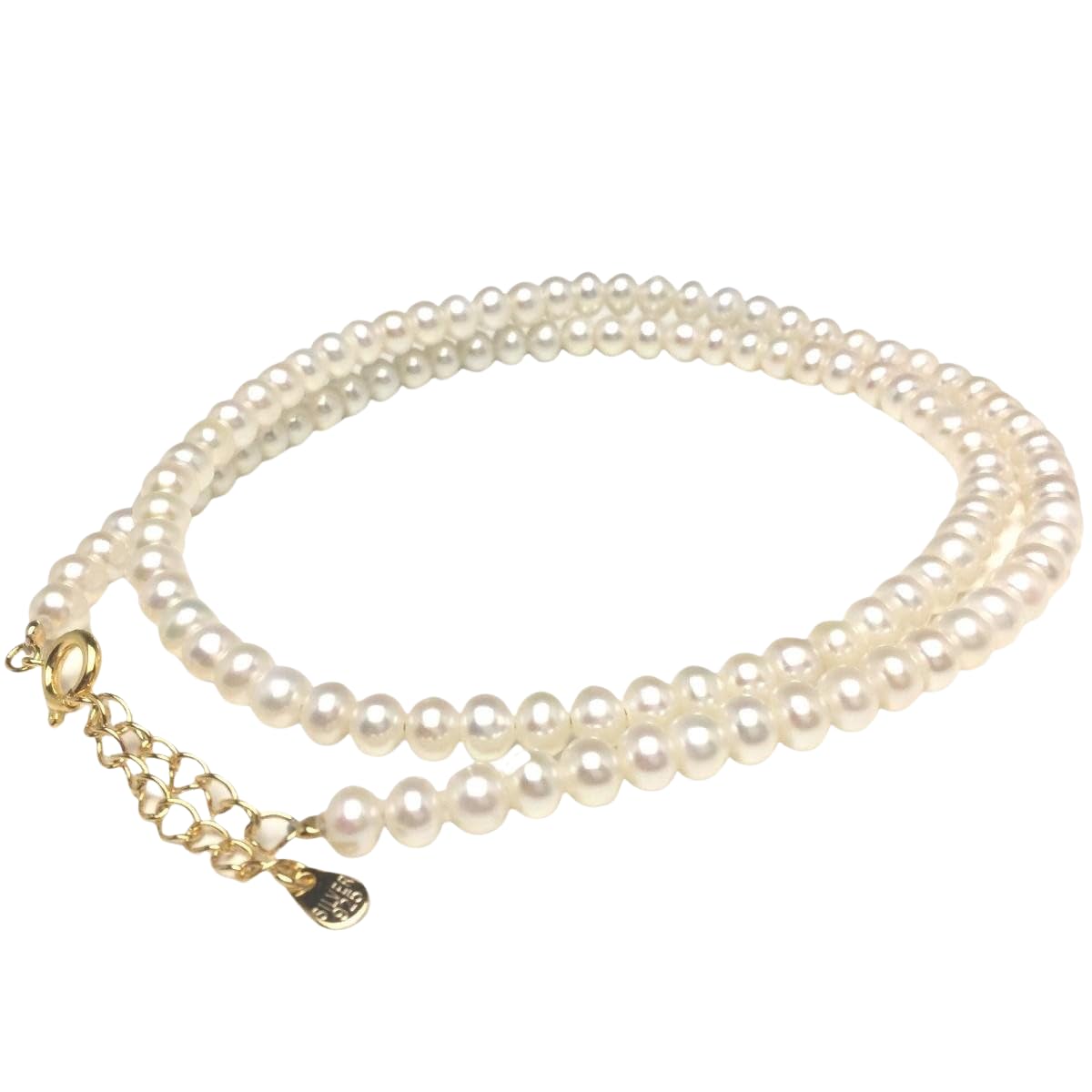 

Isowa Pearl (Ise-Shima pearl specialty store) Freshwater pearl necklace 4.5-5.0mm White Silver Adjustable 70083