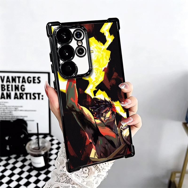 H-Hades A-Action Soft Phone Case For Samsung Galaxy S26 Ultra S25 Edge S24 FE S23 Plus S22 S21 + S20 Plating Anti-Fall Fundas