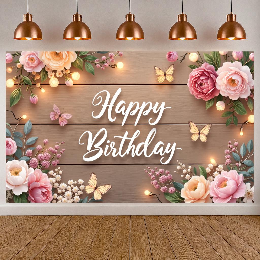 Party Background Floral Design Birthday Party Banner Banner Romantic Floral Background For Party Photography Adult Birthday