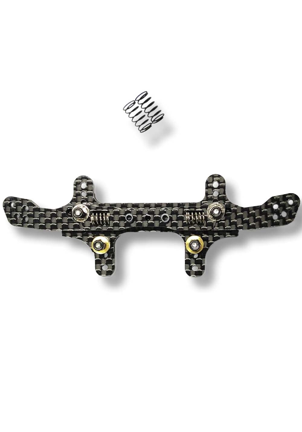 

Sliding AT Left and Right Sliding Carbon for Mini 4WD mokedo-factory (Mokedo Factory) Bumper, Independent, Damper, Fiber, (Rear) чорний