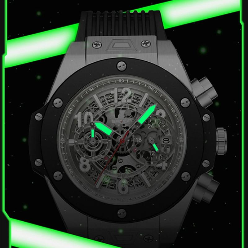 SANDA Brand Luxury Watch Men Wrist Watches Multifunction Sports Waterproof Luminous Sports Casual Clock Men Quartz Watches