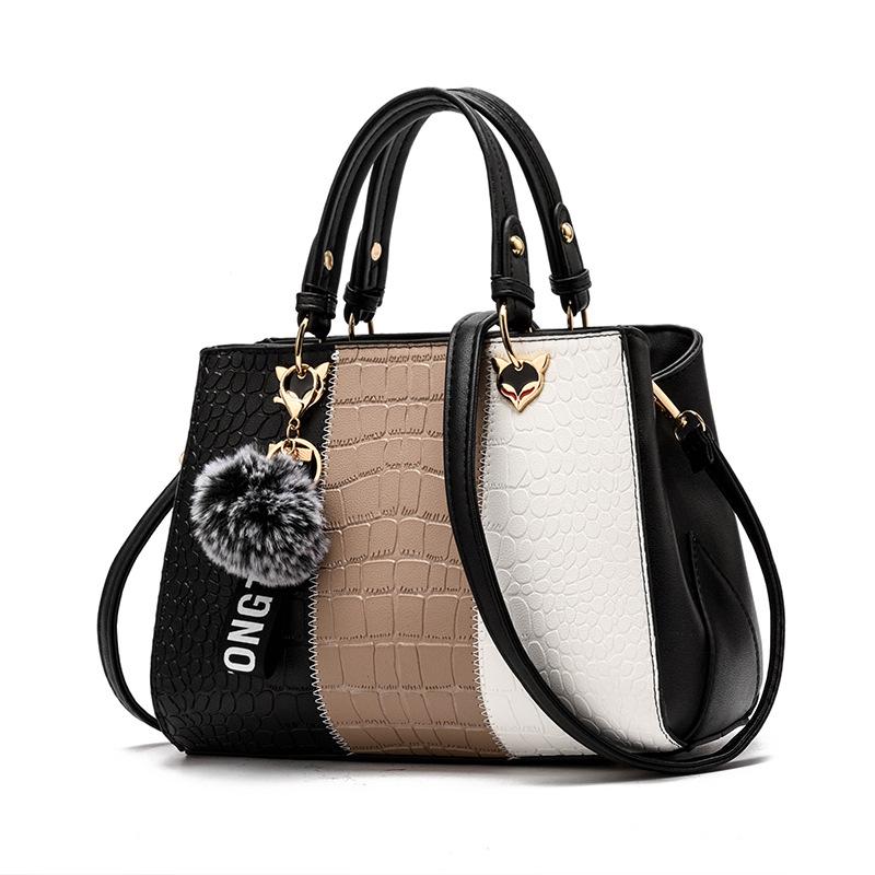 2025 Women's Large Capacity Stone Pattern Handbag: Korean Style Crossbody