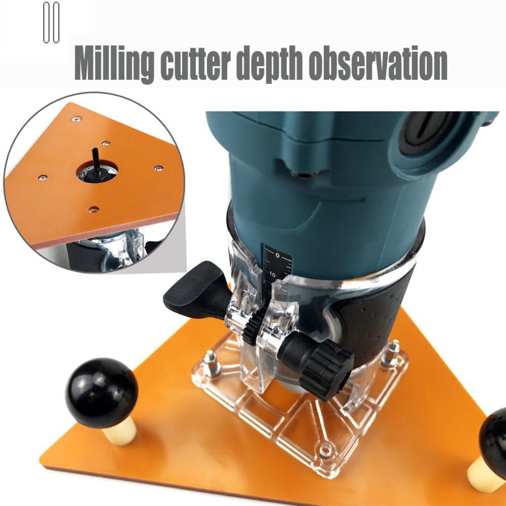65mm Trimming Machine Balance Plate ABS Engineering Plastic Triangular Plate  Slotting