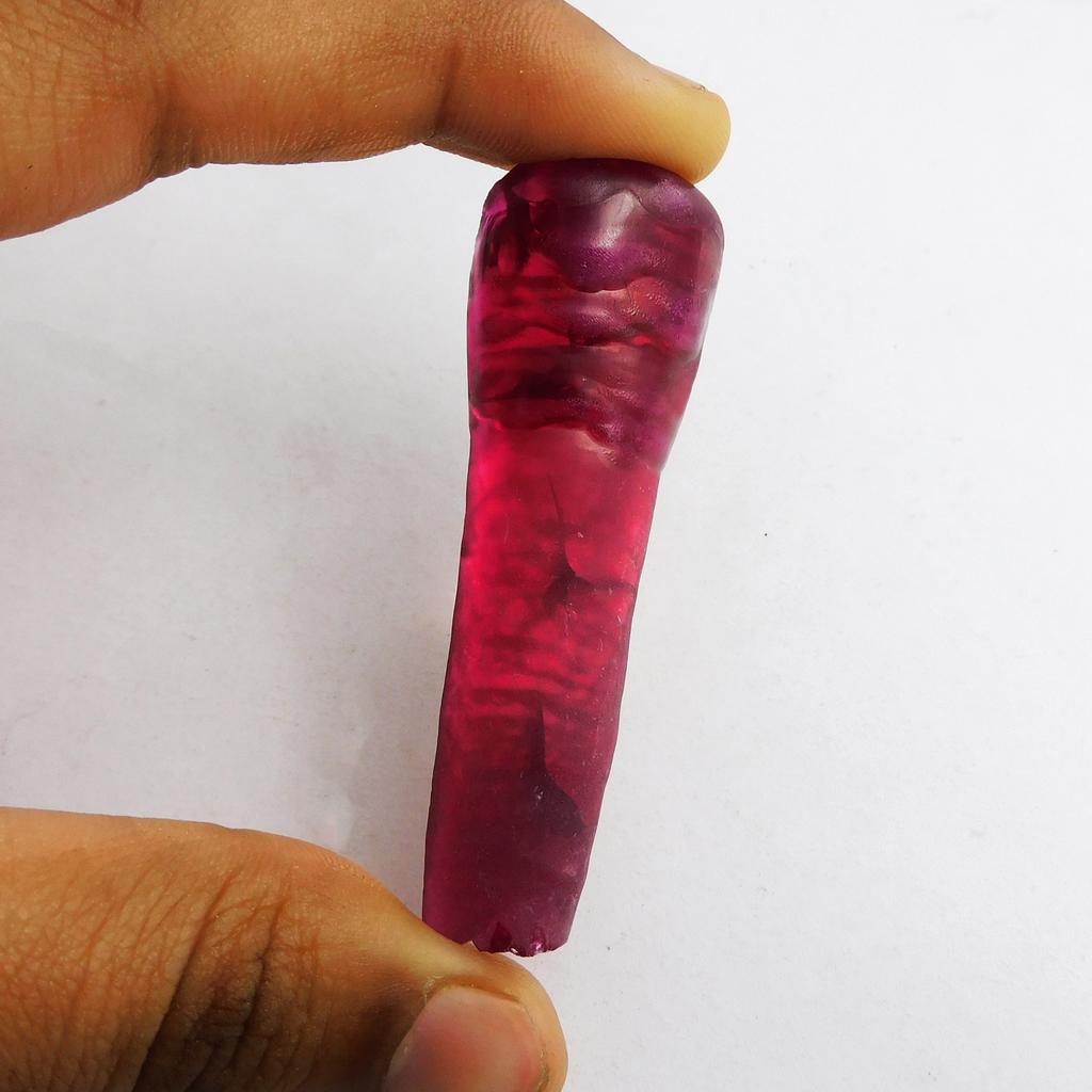 Natural 95.55 Ct Red Ruby Rough Uncut Raw Rough CERTIFIED Rare Loose Gemstone P-1053-Sa
