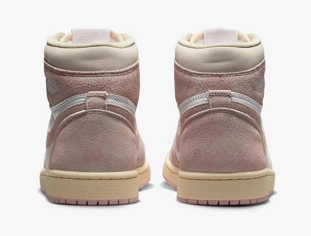 FD2596-600 Nike WMNS Air Jordan 1 Retro High OG Washed Pink Beige White Ivory