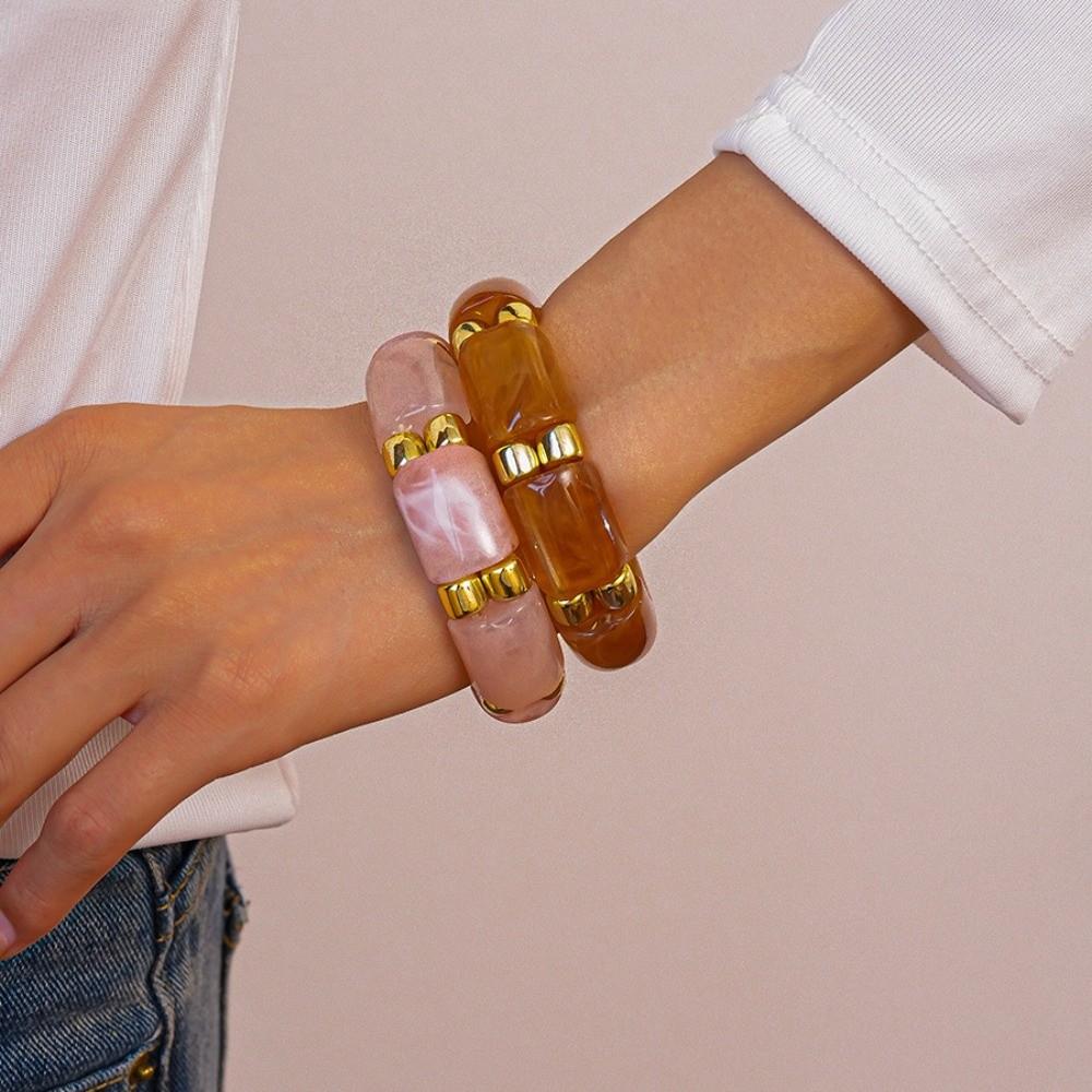 Geometric Exaggerated Bracelet Bohemian Retro Hand Ring Creative Wide Chunky Bangles  Women