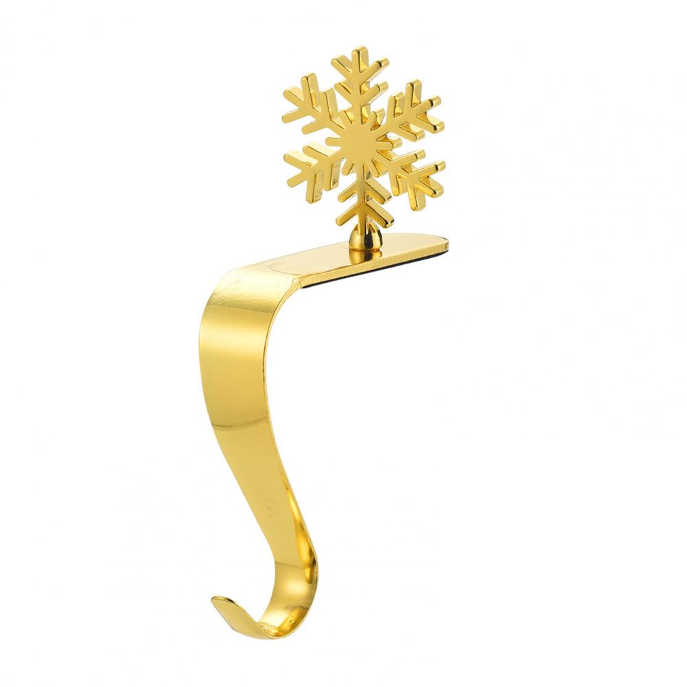 Holiday Stocking Hook Reindeer Stocking Hook Festive Christmas Stocking Hooks Non-slip Metal Hangers for Mantel Ornaments