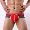 Elastic Mesh Breathable Men Boxer Underpants Sexy Low Waist Convex Underwear