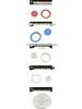 Sylphy Ignition Start Button Sequin Sticker - Accessory for One-Key Start