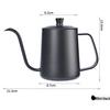 Teflon Long-Spout Pour-Over Kettle for Coffee and Tea Brewing