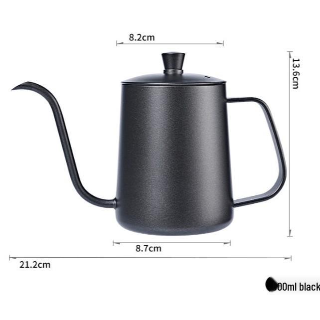 Teflon Long-Spout Pour-Over Kettle for Coffee and Tea Brewing